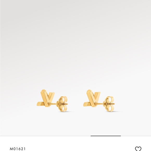 Louis Vuitton gold earrings authentic - Picture 2 of 5